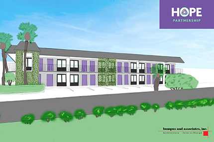 Hope Partnership rendering of Thrive Studios